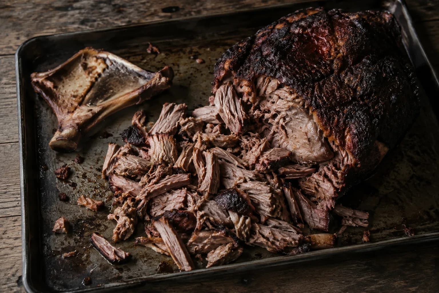 Pork butt / shoulder, smoked