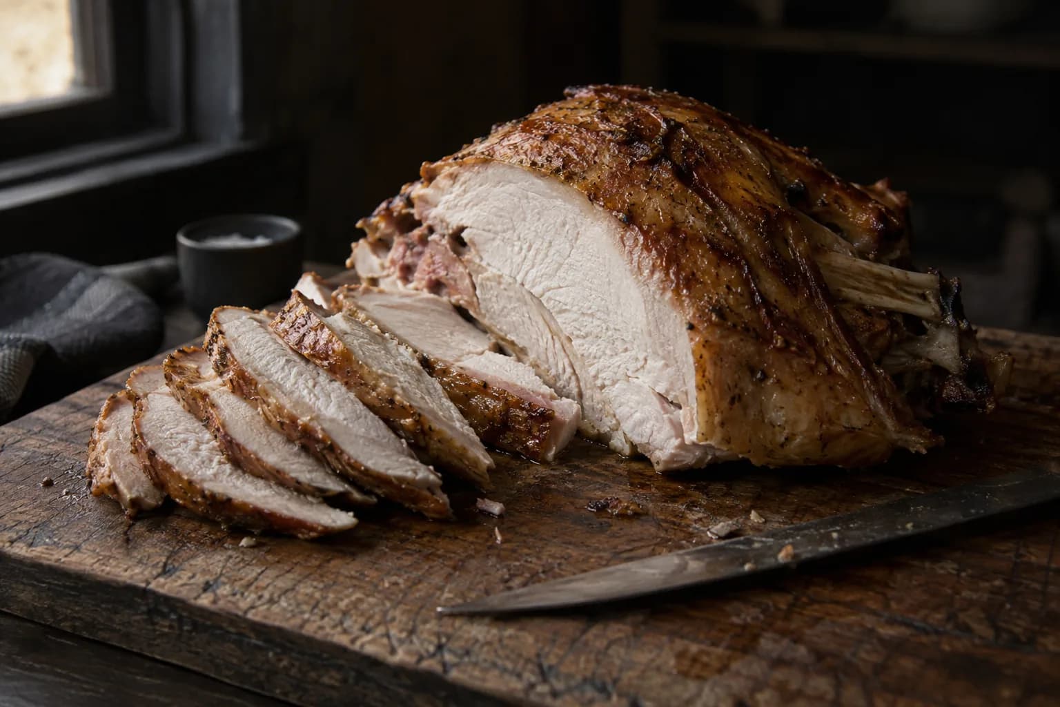 Turkey breast (bone-in), smoked